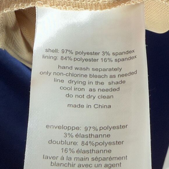 David's Bridal Galina Signature Womens Gown 14 Blue Satin Mermaid Off Shoulder - Picture 8 of 14